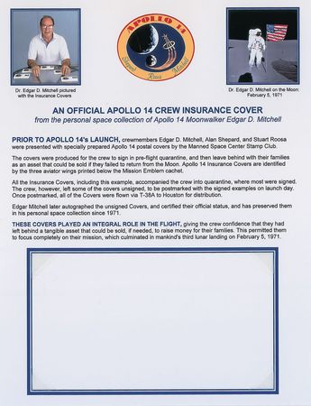 Lot #253 Edgar Mitchell and Ed Hengeveld Space Covers - Image 11