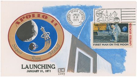 Lot #253 Edgar Mitchell and Ed Hengeveld Space Covers - Image 8