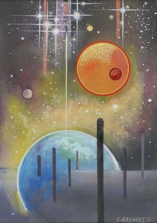 Lot #353 Charles Haymes Artwork: ?Stardust? - Image 1