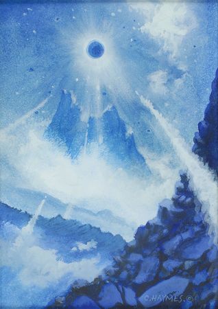 Lot #352 Charles Haymes Artwork: ?Blue Planet? - Image 1