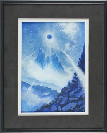 Lot #352 Charles Haymes Artwork: ?Blue Planet? - Image 2