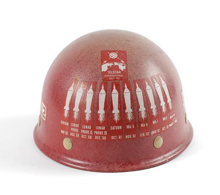 Lot #50 NBC Reporter’s Mercury-era Launch Helmet - Image 2