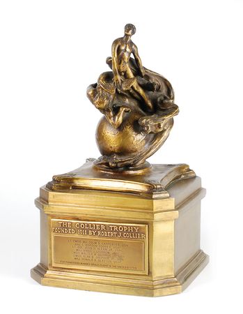 Lot #44 Scott Carpenter’s Mercury-era Collier Trophy - Image 1