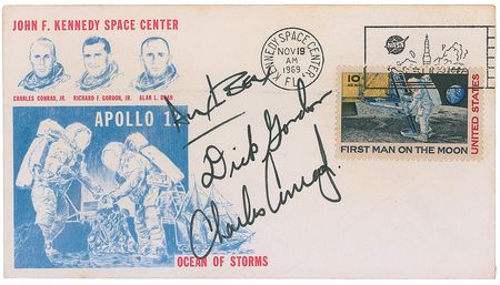 Lot #91 Collection of Ten Apollo Mission Pre-Launch-Signed Crew Covers - Image 9