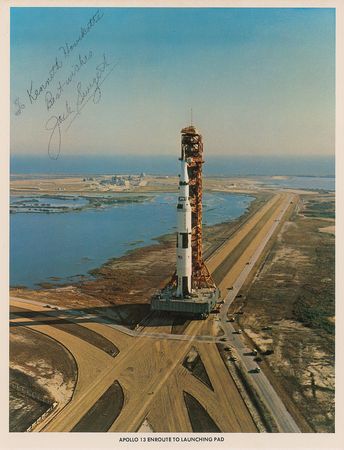 Lot #234 Collection of Two Apollo 13 Signed Items - Image 2