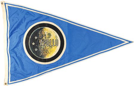 Lot #96 Director Kurt Debus?s Apollo Flag Pennant - Image 1