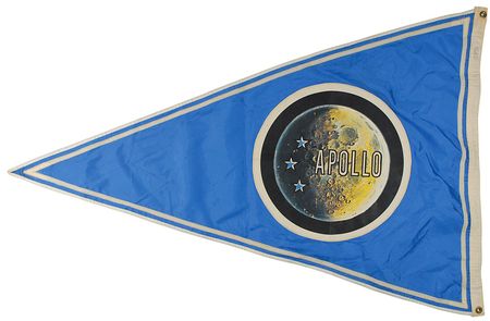 Lot #96 Director Kurt Debus?s Apollo Flag Pennant - Image 2
