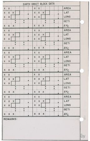 Lot #123 Apollo 8 Flown Updates Checklist Page - Image 2