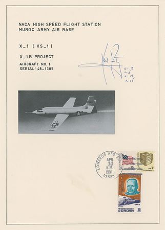 Lot #26 Neil Armstrong Signature