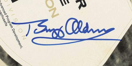 Lot #179 Buzz Aldrin Signed Mission Analyzer - Image 2