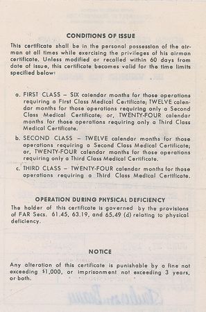 Lot #3 Wernher von Braun Signed Medical Card - Image 2