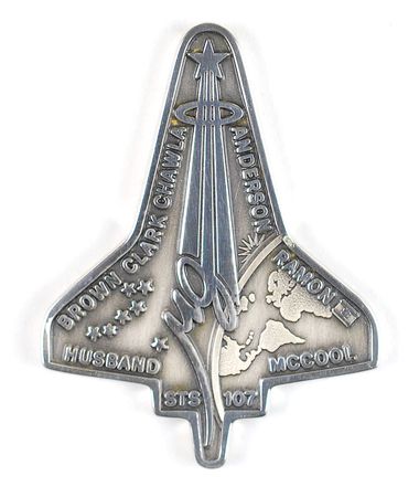 Lot #341 Columbia STS-107 Robbins Medal - Image 1