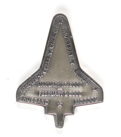 Lot #341 Columbia STS-107 Robbins Medal - Image 2