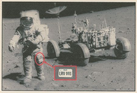 Lot #260 Dave Scott?s Apollo 15 Lunar Surface License Plate - Image 2