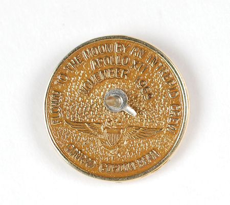 Lot #197 Apollo 12 Flown Tie Tack - Image 2