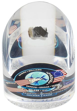 Lot #340 STS-51D Flown TPS Tile Segment - Image 1