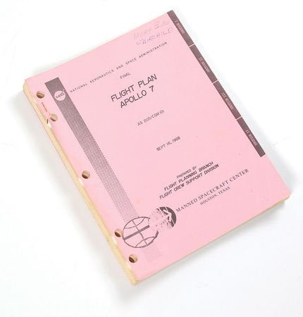 Lot #114 Apollo 7 Flight Plan - Image 2