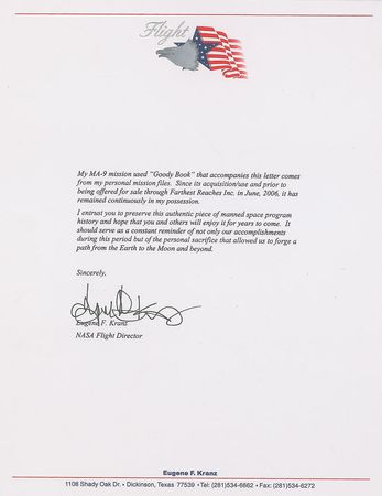 Lot #52 Gene Kranz’s MA-9 Operations Manual - Image 14