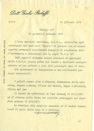 Lot #243  Apollo 14 Flown Cover - Image 3