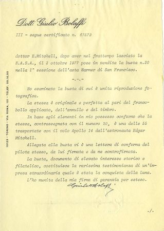 Lot #243  Apollo 14 Flown Cover - Image 5