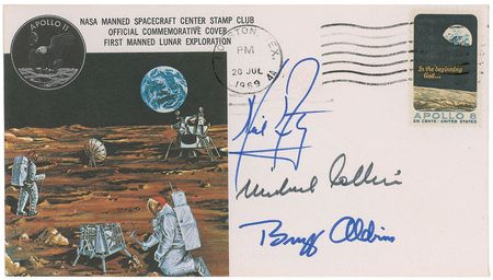 Lot #153 Apollo 11 ‘Type 1’ Insurance Cover - Image 1