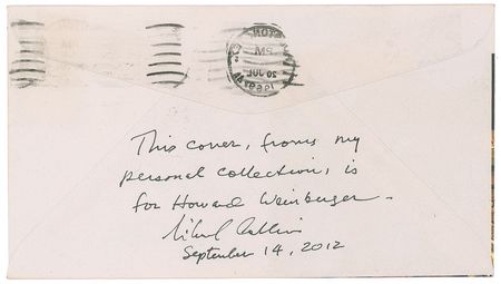 Lot #153 Apollo 11 ‘Type 1’ Insurance Cover - Image 2