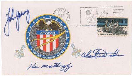 Lot #278 Apollo 16 ?Type 1? Insurance Cover - Image 1