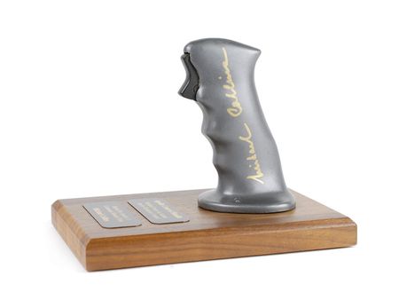 Lot #164 Michael Collins Signed Apollo CM Hand Control Model - Image 1