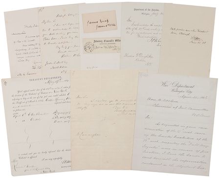 Lot #313 Lincoln Cabinet Members - Image 1