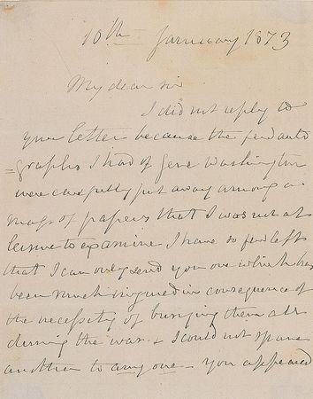 Lot #1 George Washington: Historic receipt signed by Washington with impeccable provenance from Mary Custis Lee - Image 2