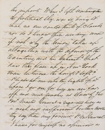 Lot #144 Texas: Sam Houston: “When I left Washington the political sky was so bright that no one could think of clouds” - Image 2