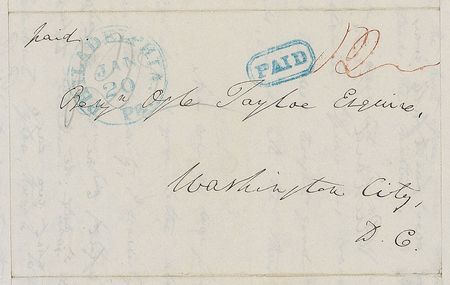 Lot #336 Richard Rush: “I have no right to ask a favor of President Tyler” - Image 4