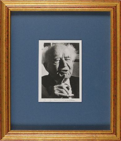 Lot #270 David Ben-Gurion Signed Photograph - Image 1