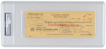Lot #566 Walt Disney: A generous pledge to the Kalamazoo Institute of Arts - Image 2