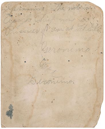 Lot #155 Geronimo Photograph - Image 2