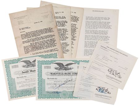 Lot #748 Frank Sinatra: Sinatra?s shares of the Barton Music Corp. - Image 2