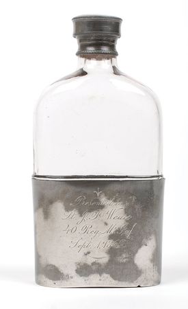 Lot #358 Civil War Whiskey Flask Flask - Image 2