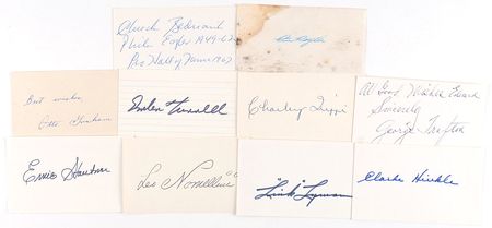 Lot #959 Football Hall of Famers Signatures - Image 2
