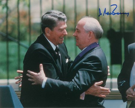 Lot #297 Mikhail Gorbachev Signed Photographs - Image 2