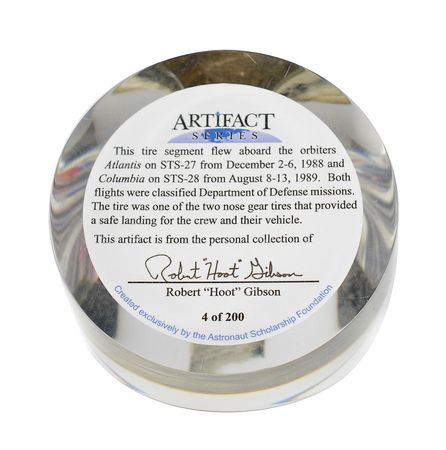 Lot #471  STS-27/28 Flown Tire Segment - Image 2