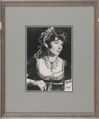 Lot #699 Maria Callas Signed Photograph - Image 2