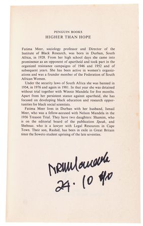 Lot #230 Nelson Mandela: Freed from prison, Mandela’s first trip abroad - Image 1