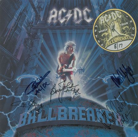 Lot #755 AC/DC Album Flat - Image 1