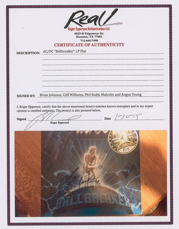 Lot #755 AC/DC Album Flat - Image 2