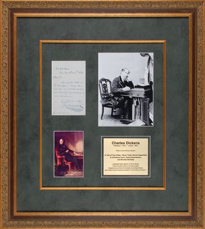 Lot #593 Charles Dickens: ?It seems to be a Devil of a Society at correspondence? - Image 1