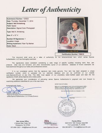 Lot #451 Neil Armstrong Group Lot - Image 2