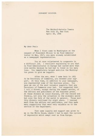 Lot #54 Herbert Hoover Letters - Image 4