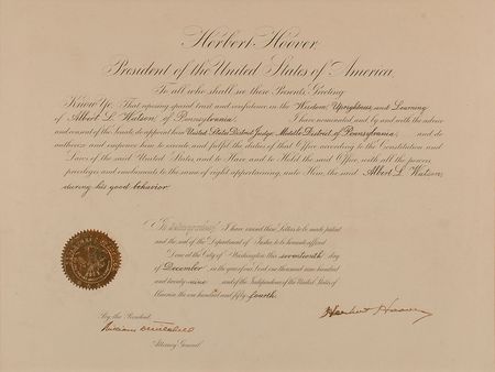 Lot #91 Herbert Hoover - Image 1