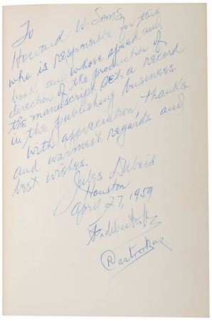 Lot #220 Fidel and Raul Castro: Rare 1959 biography signed by the Castro brothers - Image 1
