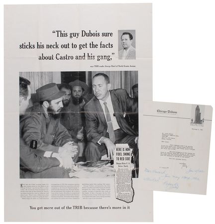 Lot #220 Fidel and Raul Castro: Rare 1959 biography signed by the Castro brothers - Image 3